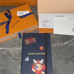 Louis Vuitton Jane Notebook MM Holiday Illustrations
